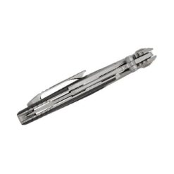 SOCOM Bravo Mini SE Titanium Handle Bead Blast Part Serrated Blue Ti Pivot Collar Carbon Fiber Scales – 260M-8CFTI