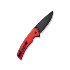 SENCUT SERENE RED ALUMINIUM HANDLE BLK STONEWASH D2 BLADE – S1022B-2