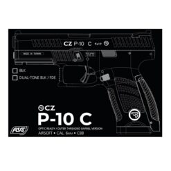ASG Pistol CBB P-10C OR-OT CO2 BLK - 19593