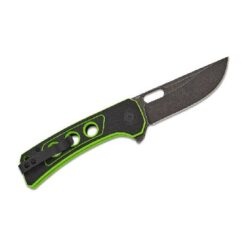 QSP Unicorn Button Lock 14C28N Black Stonewashed Black/Neon G10 – QS156-C2