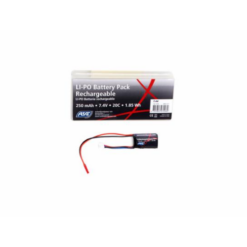 ASG Battery 7.4V 250mAh 20C Li-Po – 18780