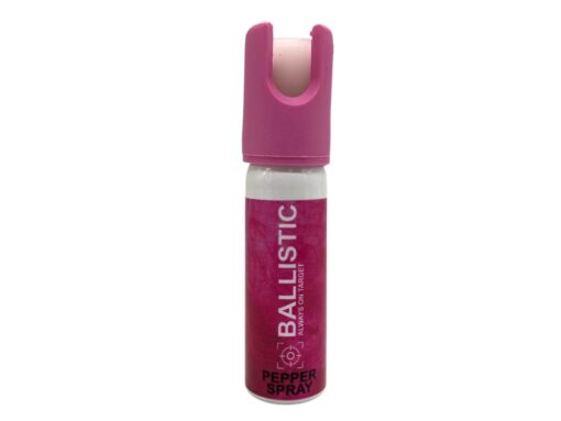BALLISTIC KEY CHAIN PEPPER SPRAY DIRECT STREAM 20ML PINK LIMITED EDITION