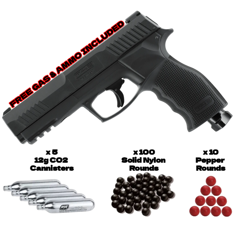 Umarex T4E TP50 Gen2 13 Joules Self Defense Pistol 0.50cal – 2.4066 Combo
