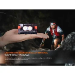 Fenix HM65R-T V2.0 LED Headlamp (Nebula Purple)