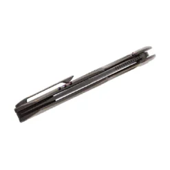 WE Hyperactive  Bronze / Black Titanium Handle With Flamed Titanium Inlay Black Stonewashed Bevels Black Brushed Flats Vanax Blade  – WE23030-4