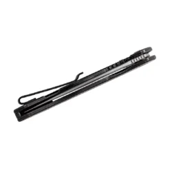 WE Kitefin Black Ti Handle With A Blue Groove On Presentation Handle Polished Bead Blasted CPM S35VN Blade – 2001E