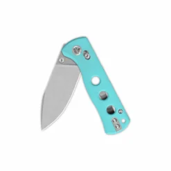 QSP Canary Glyde Lock, 14C28N Stonewashed, Tiffany Blue G10 – QS150GL-C1