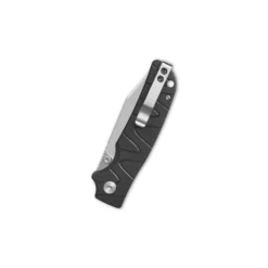 QSP Kali Button Lock, 14C28N Stonewashed, Black Aluminium – QS159-F1