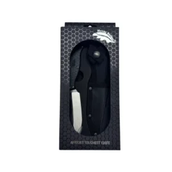 Honey Badger Outfitter Fixed blade Camp Knife – B Nylon Sheath – HB5301