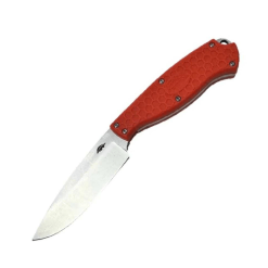 Honey Badger Outfitter HB5306 Fixed Blade Camp Knife -Orange Kydex Sheath