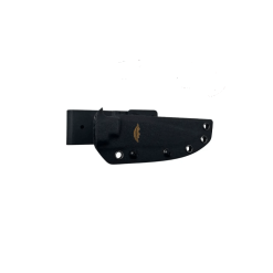 Honey Badger Outfitter HB5306 Fixed Blade Camp Knife -Orange Kydex Sheath