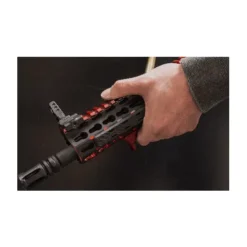 UTG Sporting Type Ultra Slim Angled Foregrip, Keymod, Matte Red – MT-AFGK01R