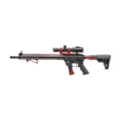 UTG Sporting Type Ultra Slim Angled Foregrip, Keymod, Matte Red – MT-AFGK01R