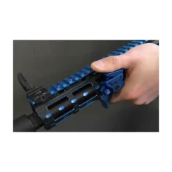 UTG Sporting Type Ultra Slim Angled Foregrip, M-LOK, Matte Blue – MT-AFGM01B