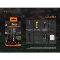 Fenix PD35 V3.0 LED Flashlight (Green) with 3400U V3.0
