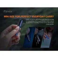 Fenix E01 V2.0 LED Flashlight Blue