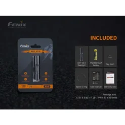 Fenix E01 V2.0 LED Flashlight Blue