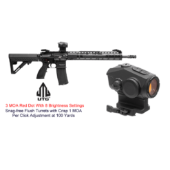 UTG Sporting Type ACCU-SYNC 2521R Dot Sight, Red 3.0 MOA Single Dot – OP-DS2521R
