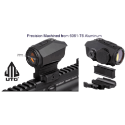 UTG Sporting Type ACCU-SYNC 2521R Dot Sight, Red 3.0 MOA Single Dot – OP-DS2521R