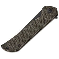 RUIKE P122-MB BLACK MICARTA HANDLES FOLDING KNIFE