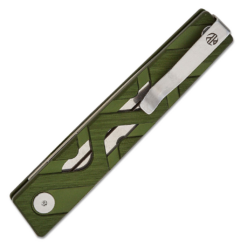 RUIKE P878-AG Green Aluminium Alloy Handle Folding Knife