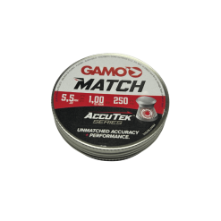 Gamo AccuTek Match Pellets 5.5mm Caliber 250 Count