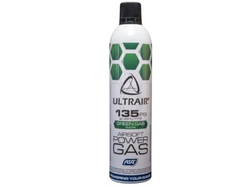 ASG Propellant, Gas, 570ml, 135 PSI, Silicone Green – 19893