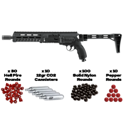 Umarex T4E TR50 Gen2 13 Joules Self Defense Revolver 0.50cal Tactical Package