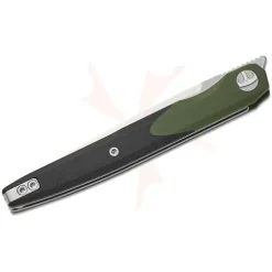 BESTECH 14C28N SATIN STONEWASH G10 OD GREEN HANDLE - BMK14C