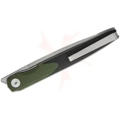 BESTECH 14C28N SATIN STONEWASH G10 OD GREEN HANDLE - BMK14C