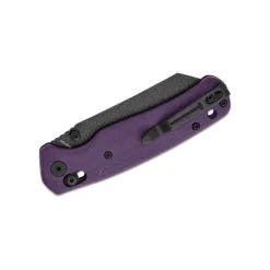 BESTECH 10Cr15MoV BLACK PAINTED G10 PURPLE HANDLE - BMK06B