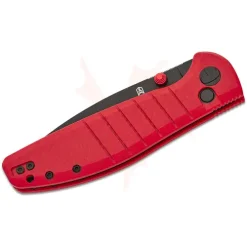 BESTECH D2 BLACK PVD G10 RED HANDLE - BMK04L