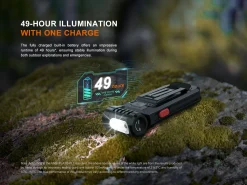 Fenix Sw05r-Red Flashlight Black