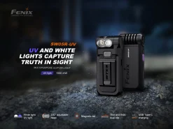 Fenix SW05R-UV Flashlight Black