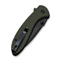 Civivi Faeger Flipper & Button Lock Knife OD Green G10 Handle-C24031-2