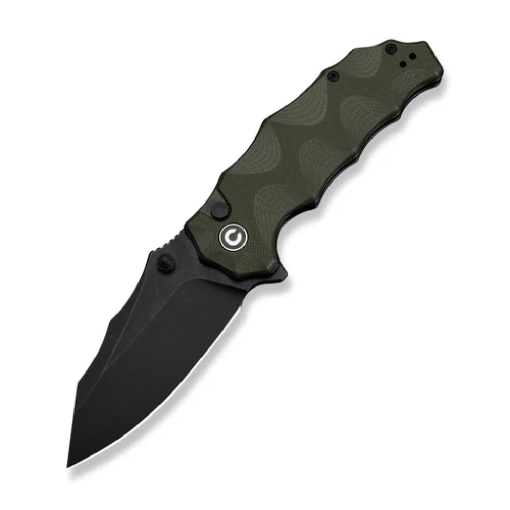 Civivi Natterjack Flipper & Button Lock Knife G10 Handle C24028-1