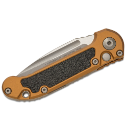 Microtech Ludt Apocalyptic Drop Point Tan Handle - 1135-10APTA