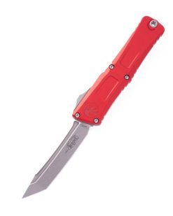 Microtech Combat Troodon T/E Gen III Red Stonewash Standard - 1144-10RD