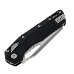 Microtech Msi S/E Tri-Grip Injection Molded Black Apocalyptic Part Serrated - 210T-11APPMBK