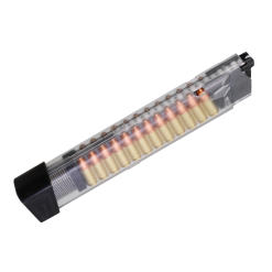 G&G Piranha 20 Round Transparent Long Magazine – G-08-189 Extended Airsoft Magazine