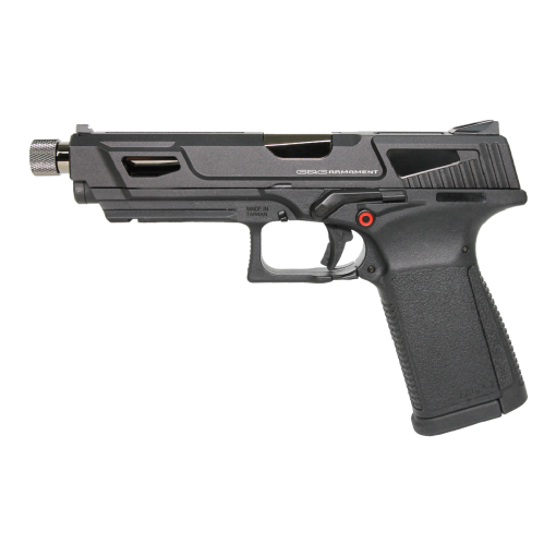 G&G GTP9 Gas Blowback Airsoft Pistol 6mm Black Ms GAS-GPM-T9M-BBB-ECM