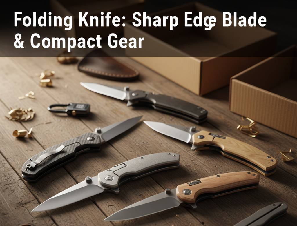 Folding Knife: Sharp Edge Blade & Compact Gear
