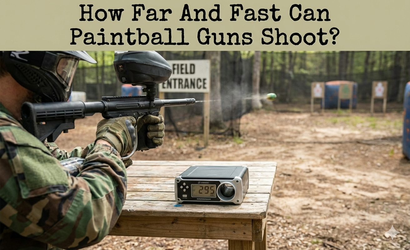 How Far And Fast Can Paintball Guns Shoot?