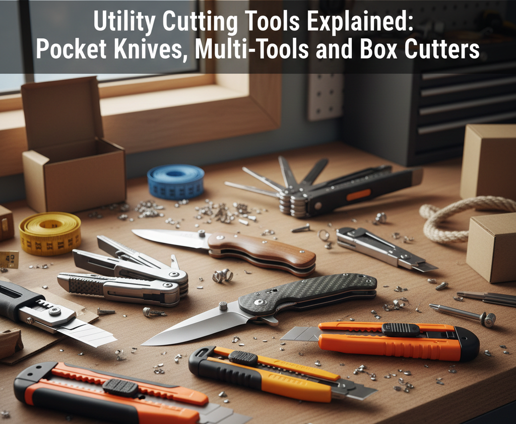 Utility Cutting Tools Explained: Pocket Knives, Multi-Tools and Box Cutters