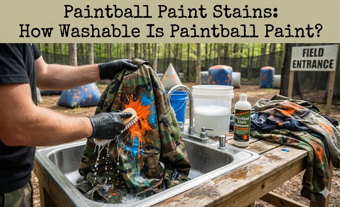 Paintball Paint Stains: How Washable Is Paintball Paint?