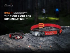 Fenix HM62-T LED Headlamp (Magma) – 1200 Lumens USB-C Rechargeable Trail Running Headlamp