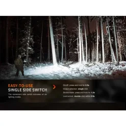 Fenix E35R LED Flashlight (Glacier Blue)
