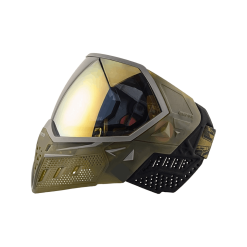 Empire EVS Goggle – Clear/Olive Ice w/ Gold Mirror Lens | Premium Paintball Vision