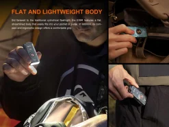 Fenix E06R LED Flashlight (White) – 700 Lumens USB-C Rechargeable EDC Keychain Torch