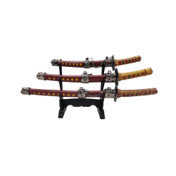 Japanese Samurai Sabre Set 3pcs HK32-3 – FAS 3-2 Triple Katana Display Sword Set